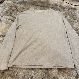 American Eagle Outfitters Light Gray Crewneck Sweater